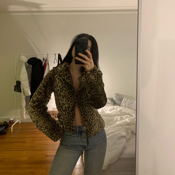 Urban Outfitters Jackets & Blazers - Cheetah Fur Coat